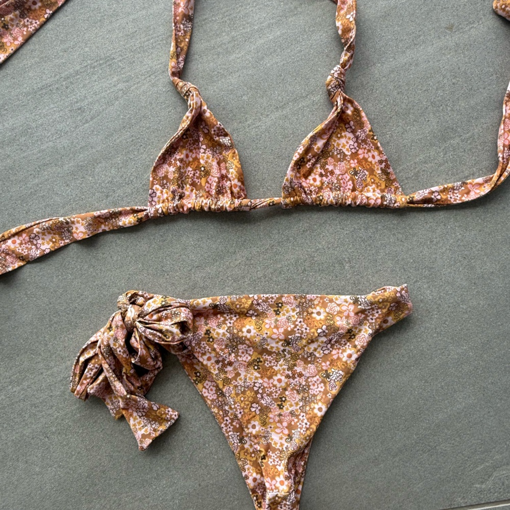 Stone Fox Swim Honey Ditsy Bikini Set- small